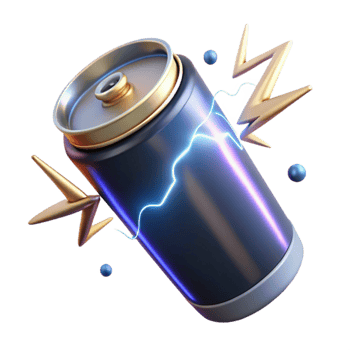 Powerful Energy Cell High-Voltage Battery Power png