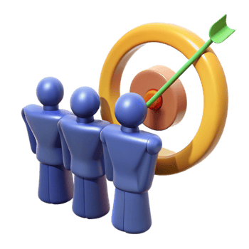 Teamwork Achieving Goals Target Success Strategies png