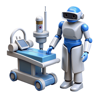 Medical Robot Assistant Future of Healthcare Automation png