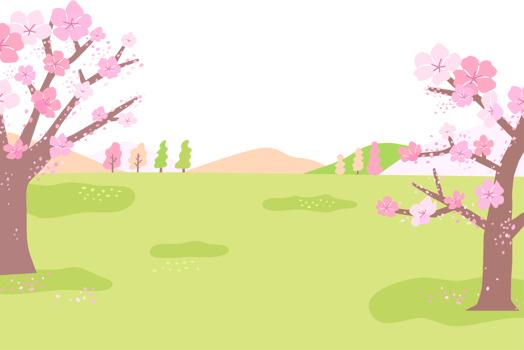 Landscape of spring view png