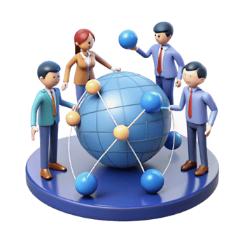 Global Teamwork Collaboration, Connection, and Communication png