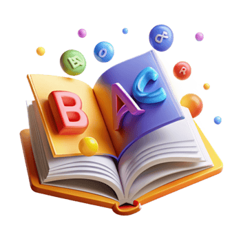 ABCs Learning Book, Colorful Alphabet, Early Childhood Education png
