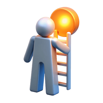 Climbing the Ladder to Success Achieving Financial Goals png