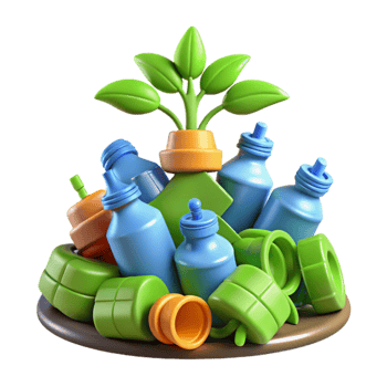 Plastic Recycling A Greener Future with Sustainable Solutions png