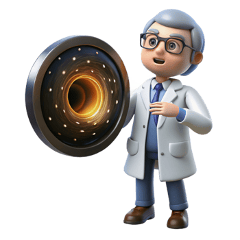 Scientist Explains Black Hole Simulation png