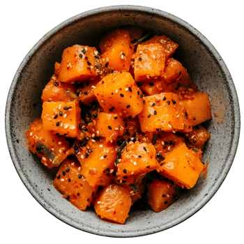Authentic Korean Kkakdugi Radish Kimchi for Side Dish png