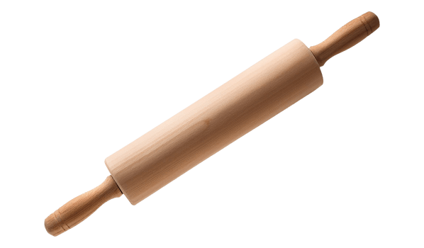 A rolling pin on a transparent background png