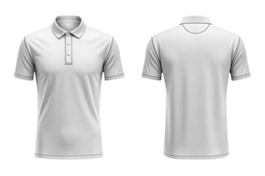Clean Polo Shirt Mockup for Apparel Design png