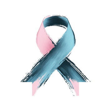 Decorative Green Ribbon with Pink Stripe On Transparent Background png