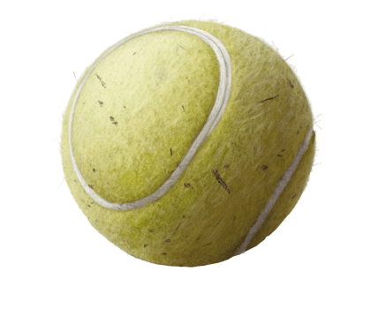 Used Tennis Ball, Worn, Yellow, Fuzzy, Sport, Game, Court, Recreation, Exercise, Equipment png