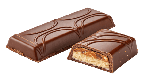 Delicious Milk Chocolate Bar Caramel Nut Candy Sweet Treat png