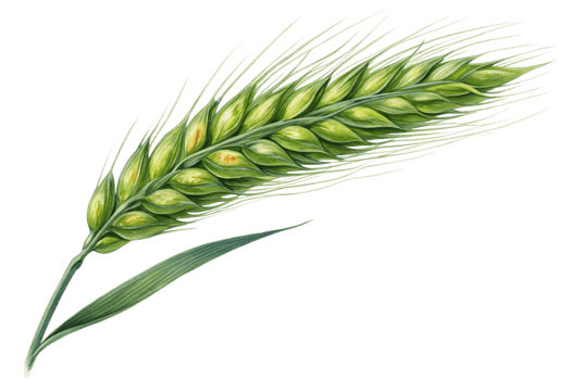 Green Wheat Ear, Glitch Art, Cereal Grain, Harvest, Agriculture, Nature, Botany, Farming, Food, Plan png