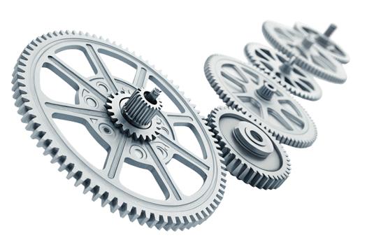 Interlocking Gears Precision Machine Cogs, Industrial Technology, Mechanical System png
