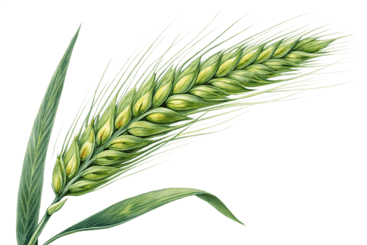 Glitched Wheat Grain Digital Art, Abstract, Botanical, Nature, Harvest, Cereal, Grain, Agriculture, png