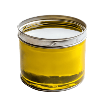 Premium olive oil in a sealed can, perfect for cooking and dressing salads, isolated on a clean transparent background, olive oil in can isolated png