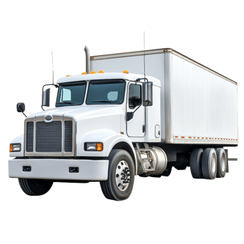 transparent delivery truck isolated on a clean transparent background for transportation and logistics purposes, old truck isolated on transparent png