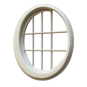 Round Window with Bars png