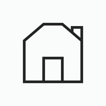 house home outline icon pixels perfect graphic elements vector