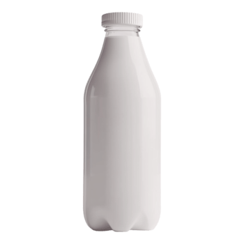 a white milk bottle on a transparent background png
