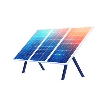 Modern solar panel showcasing renewable energy innovation and efficiency. png