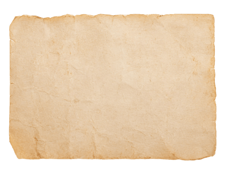 antique torn paper isolated background, aged and textured vintage sheet for design and creative projects png