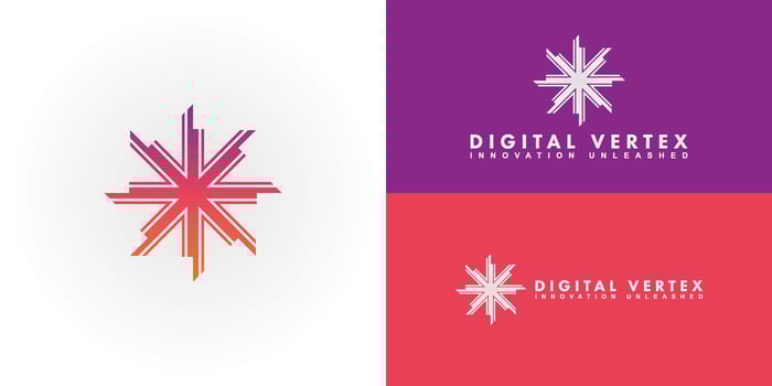 dynamic logo design features a stylized starburst symbol composed of intersecting lines, evoking a sense of connectivity, innovation, and energy. This logo is perfect for the technology company logo. vector