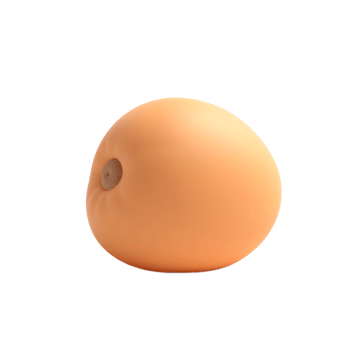 Smooth Peach A Minimalist Still Life Study png
