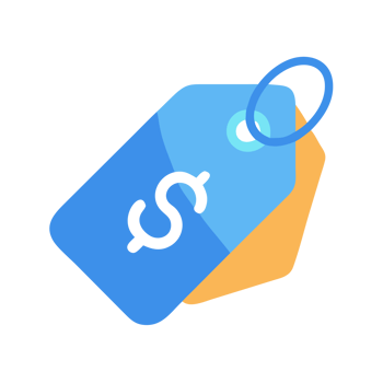 Dynamic price tag exchange retail store digital graphic modern environment close-up view pricing strategy png