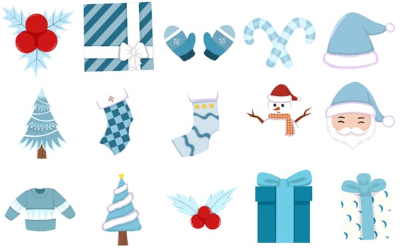 Hand drawn christmas element vector