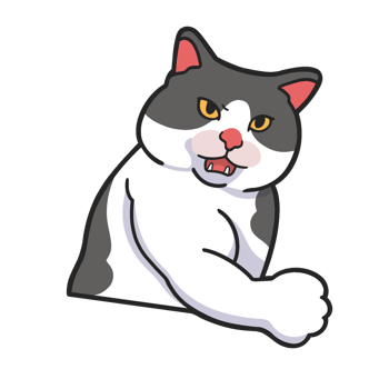 Punch Cat Meme Sticker T-shirt Transparent Cute Illustration png