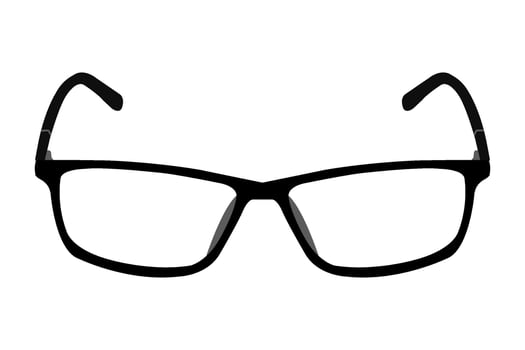 Reading Square Glasses Unisex Outline icon isolated on transparent background vector