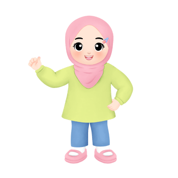 cheerful muslim kid celebrate ramadan watercolor illustration, agree gesture png