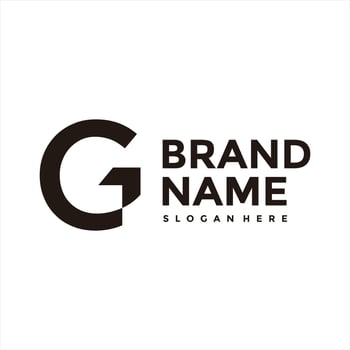 Letter G business logo design. vector