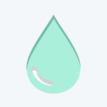 Icon Liquid. related to Vape symbol. flat style. design editable vector