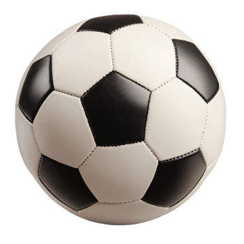 Classic Soccer Ball for Outdoor Games and Sports Activities png