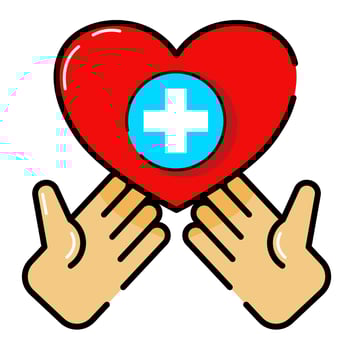 Healthcare Icon. Medical Icon. Flat design style vector