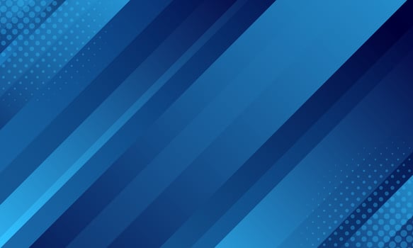 Dark blue abstract dynamic background with halftone. Gradient diagonal stripes. Modern futuristic wallpapers vector