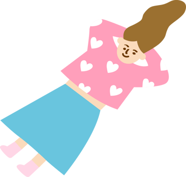 A woman is laying on the ground png