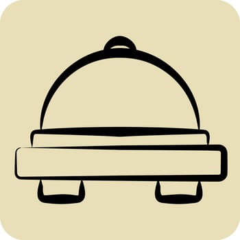 Icon Cooking. related to Hobbies symbol. hand drawn style. design editable vector