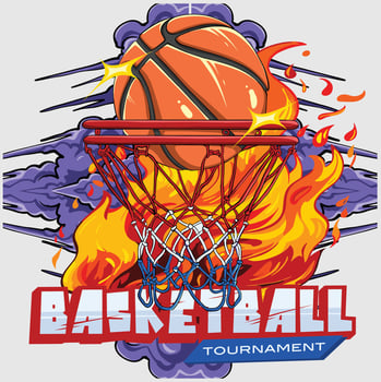 Basketball art illustration vector