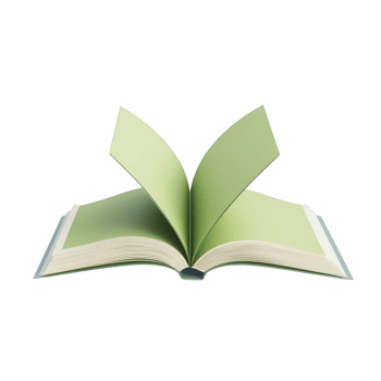 An open book with blank pages, perfect for projects and creative design. png