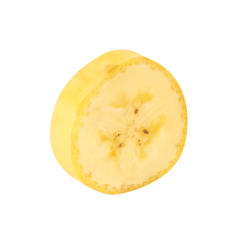 Banana Slices cutout, full depth of field png