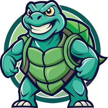 Strong and Timeless Turtle Logo Design vector