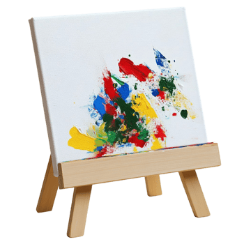 Small Easel on Transparent Background png