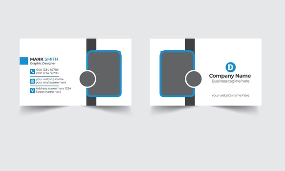 Modern and Clean Business Card Template vector