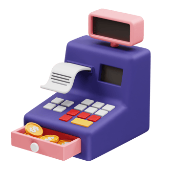 Pos terminal icon 3d. Payment icon 3d png