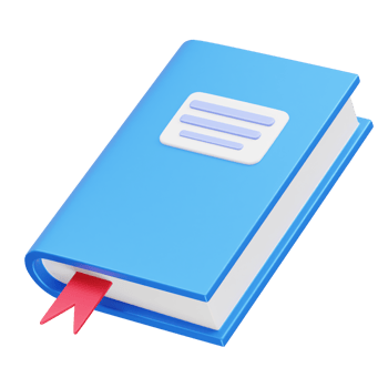 Book Icon 3d illustration png