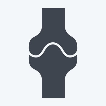 Icon Bone. related to Healthcare symbol. glyph style. design editable vector