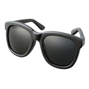 Realistic sunglasses icon for summer themes. png