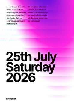 Simple corporate layout template for events, companies or any business related. Poster design with fluted glass effect. Design with geometric shape for flyer, poster, cover, brochure or banner. vector